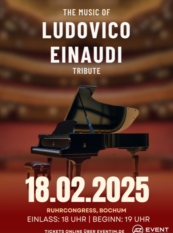 Poster für: The Music of Ludovico Einaudi Tribute-Klavierkonzert