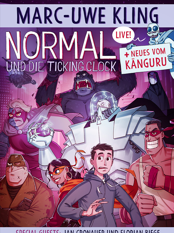 Poster für: Marc-Uwe Kling  Normal & die Ticking Clock + Neues vom Känguru 