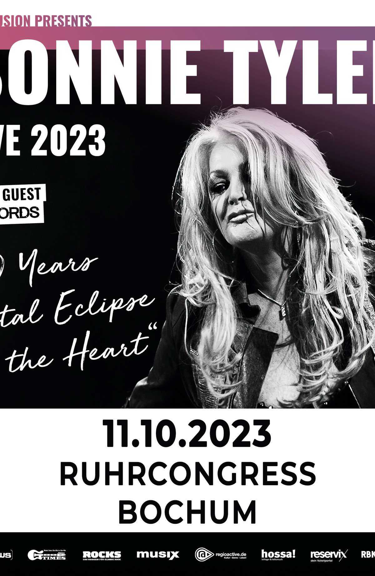 Bonnie Tyler Tour 2023 RuhrCongress Bochum