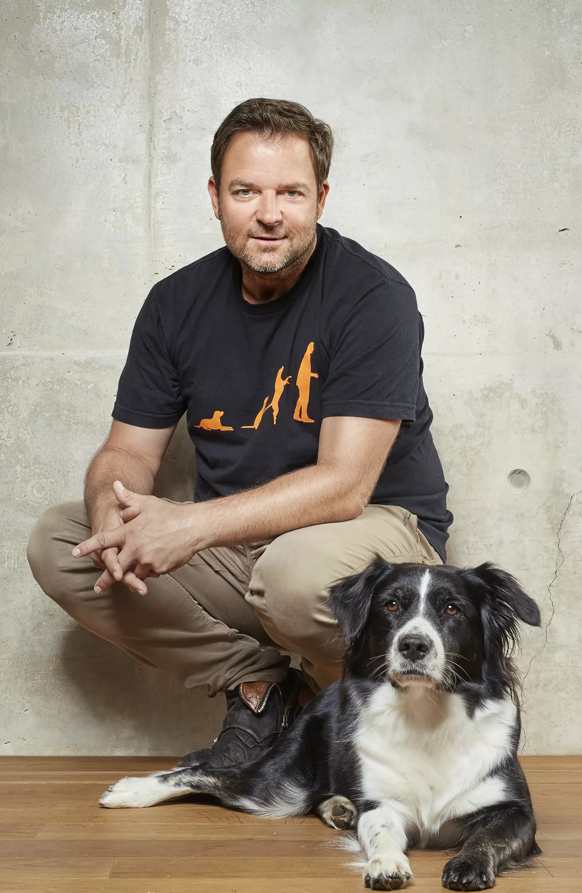 Martin Rütter mit einem Hund