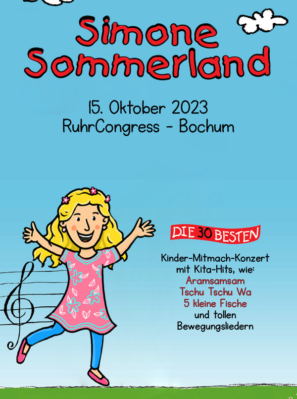 Poster für: Simone Sommerland Live Kinder-Mitmach-Konzert