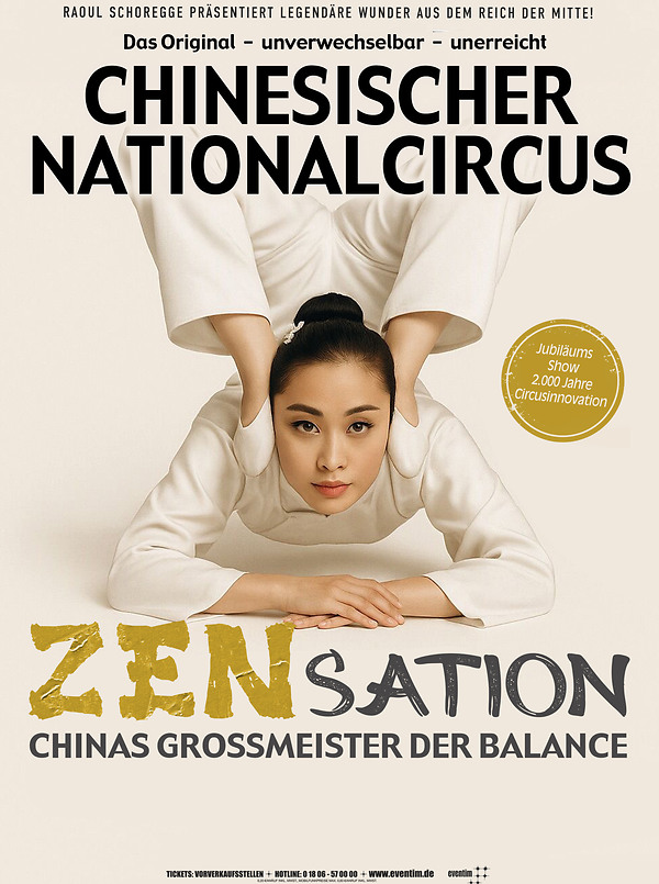 Poster für: Chinesischer Nationalcircus - ZENsation Chinas Großmeister der Balance